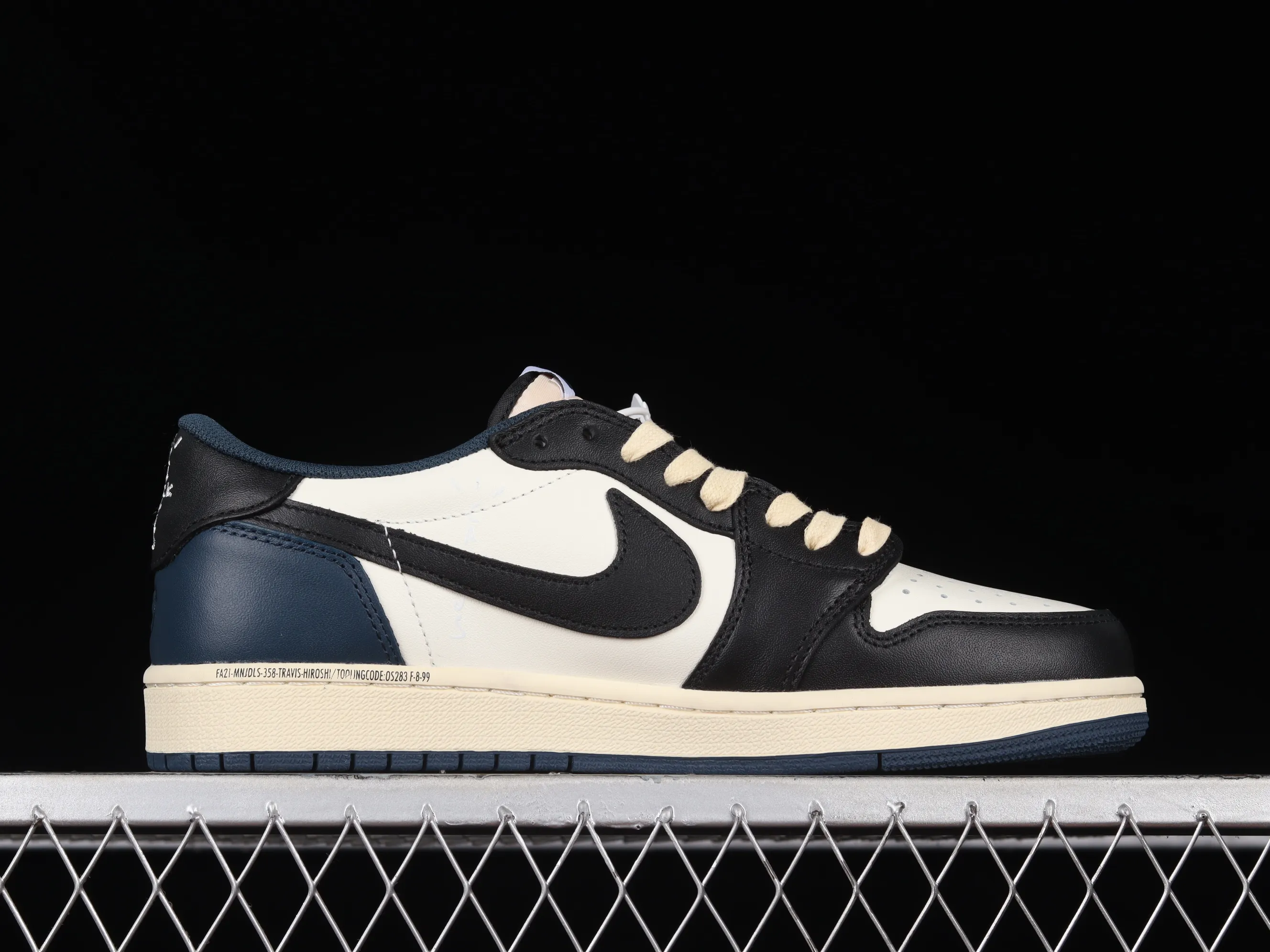 All Categories Air Jordan Jordan Series Basketball Shoes Air Jordan 1 Low Travis Scott x Air Jordan 1 Low OG AJ1 Joe 1 Deep Sea Blue Color Undercut DM7866-400